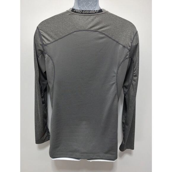 Nike Shirt Men’s M Pro Combat Fitted Swoosh Dri Fit Train Run Gym Work Core Go - Picture 2 of 8